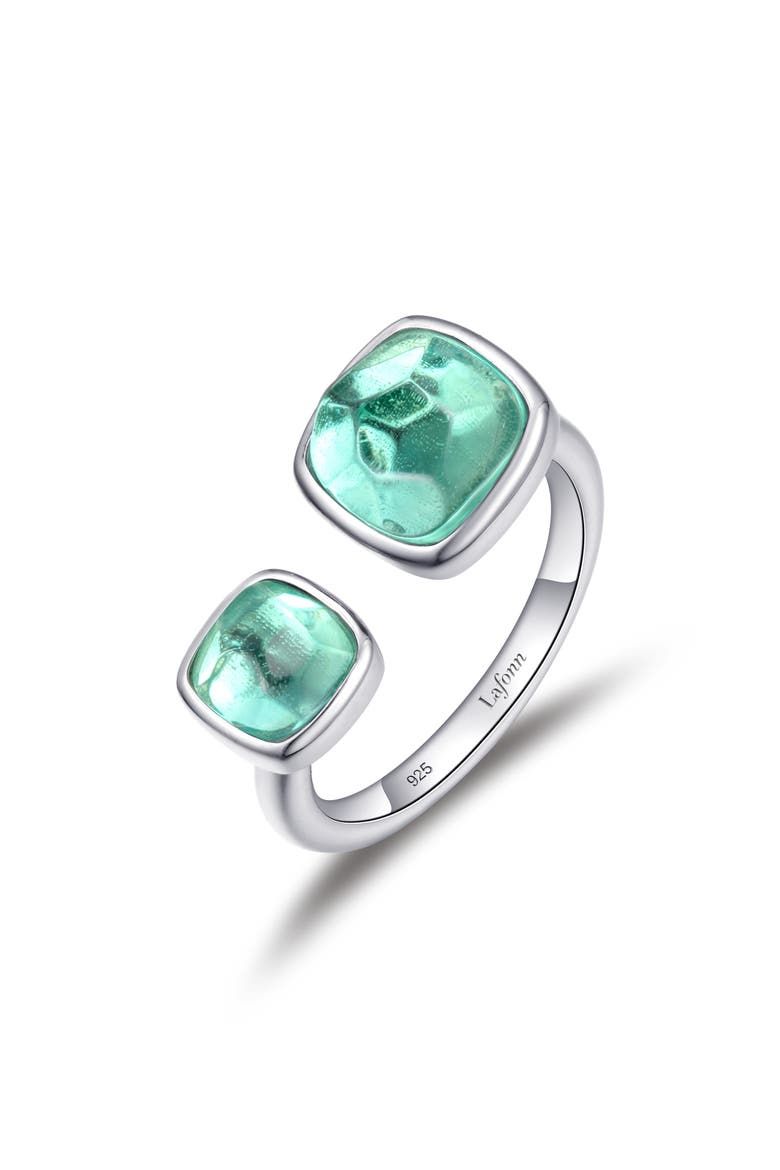 Fancy Lab Grown Sapphire Open Ring, Main, color, GREEN