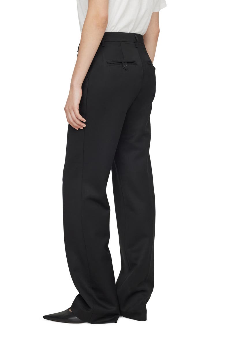 Classic Wool Trousers, Alternate, color, BLACK
