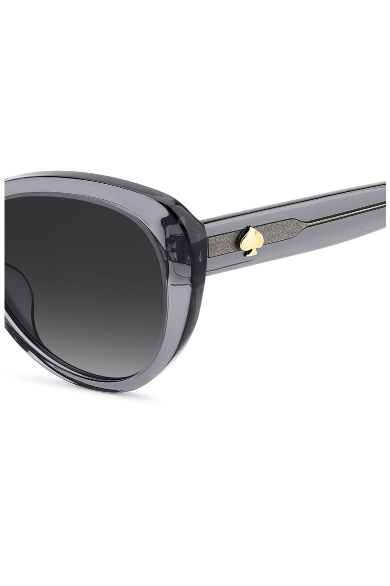 josi 55mm cat eye sunglasses, Alternate, color, GREY/ DARK GREY SF