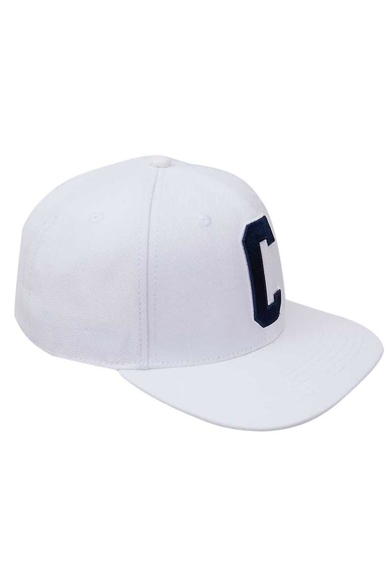 Men's Pro Standard White Coppin State Eagles Primary Logo Evergreen Wool Snapback Hat, Main, color, White