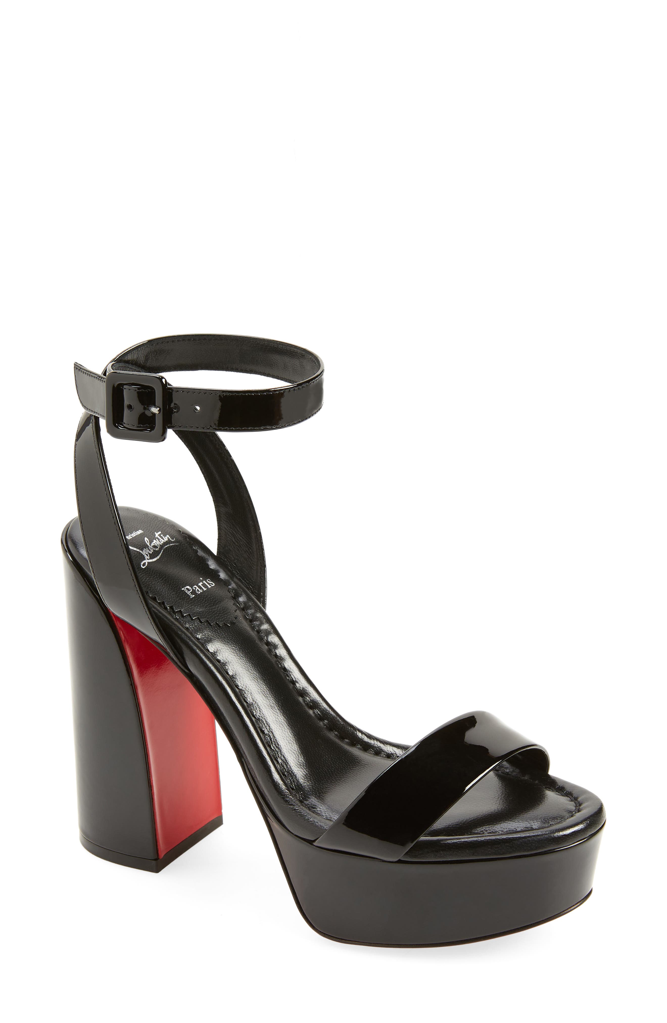 Christian Louboutin Movida Sabina Ankle Strap Platform Sandal, Main, color, 