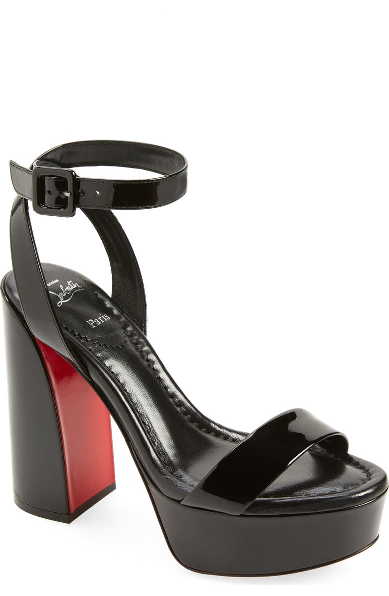 Christian Louboutin Movida Sabina Ankle Strap Platform Sandal, Main, color,