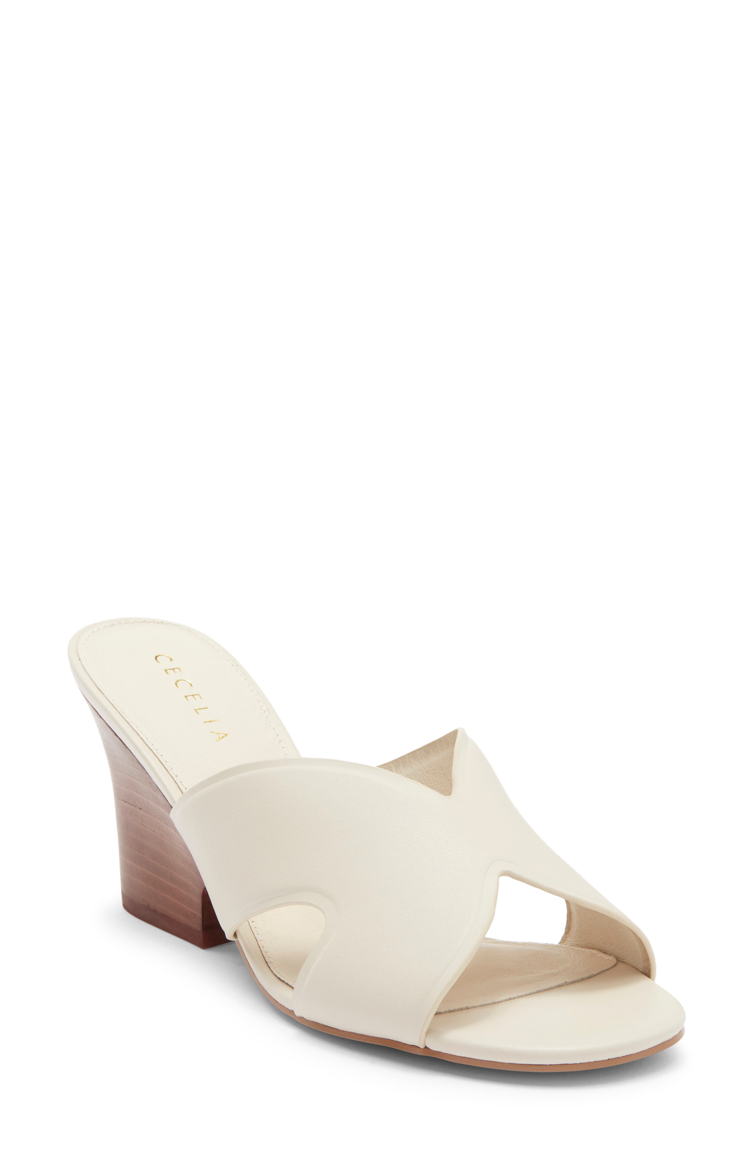 Cecelia New York Faye Wedge Slide Sandal In Multi