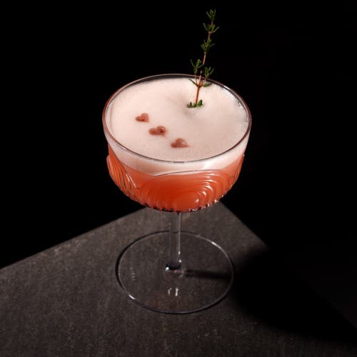 Viski Deco Beau Crystal Coupes In Clear