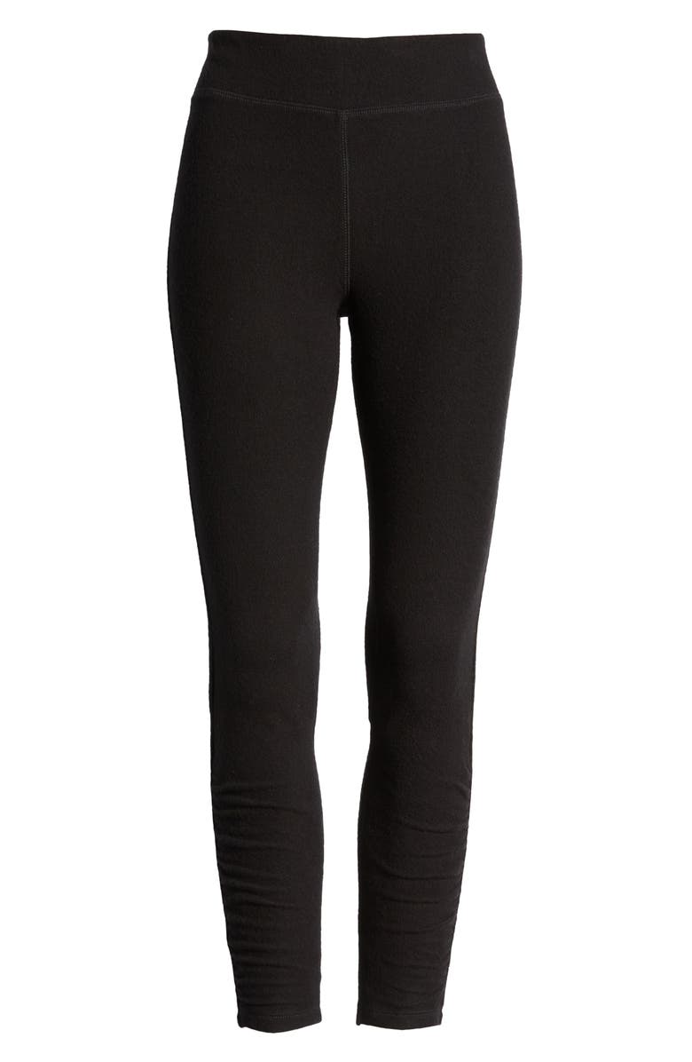 Hue Knit Ruched High Waist Leggings, Alternate, color, 