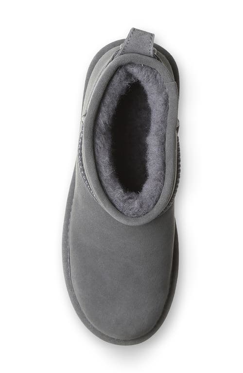 Bearpaw Shorty Genuine Shearling Lined Bootie In Gray
