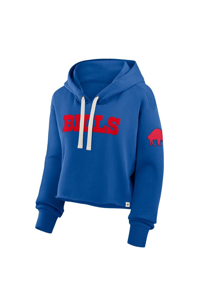 FANATICS Women's Fanatics Royal Buffalo Bills Oversized Hometown Heritage Cropped Hoodie, Alternate, color, Royal