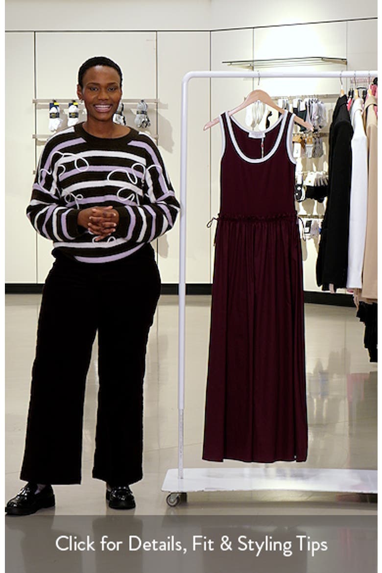 Finesse Sleeveless Stretch Cotton Maxi Dress video