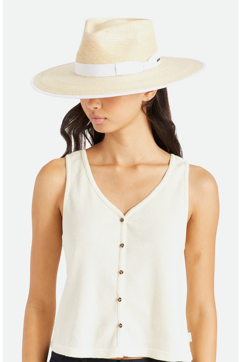 Jo Straw Rancher Hat, Alternate, color, NATURAL/ OFF WHITE