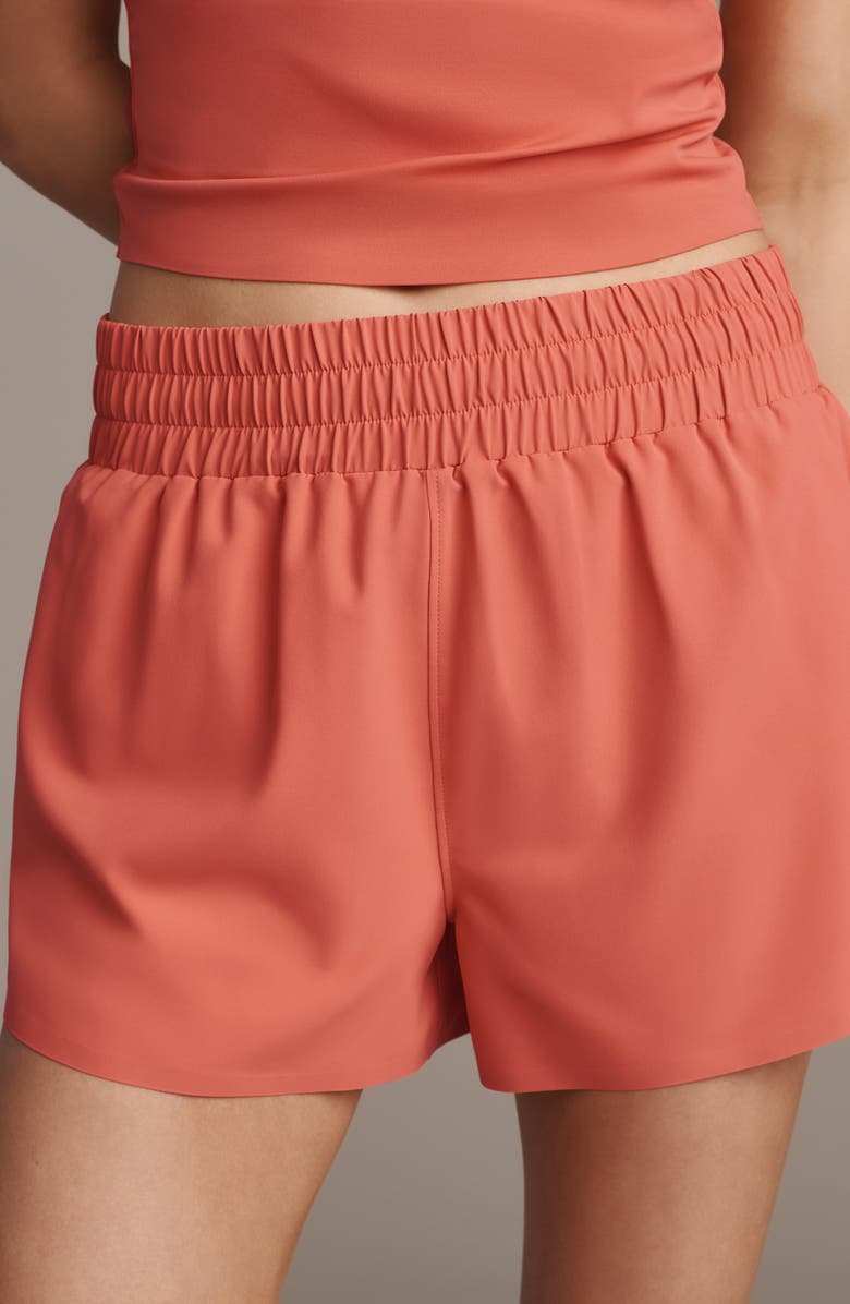 Rhone Mirage 3-Inch Lined Recycled Polyester Running Shorts, Alternate, color, Sienna Red