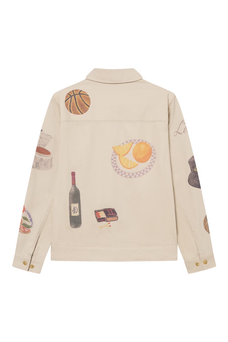 Robert Allover Print Twill Jacket, Alternate, color, OYSTER GRAY WHITE