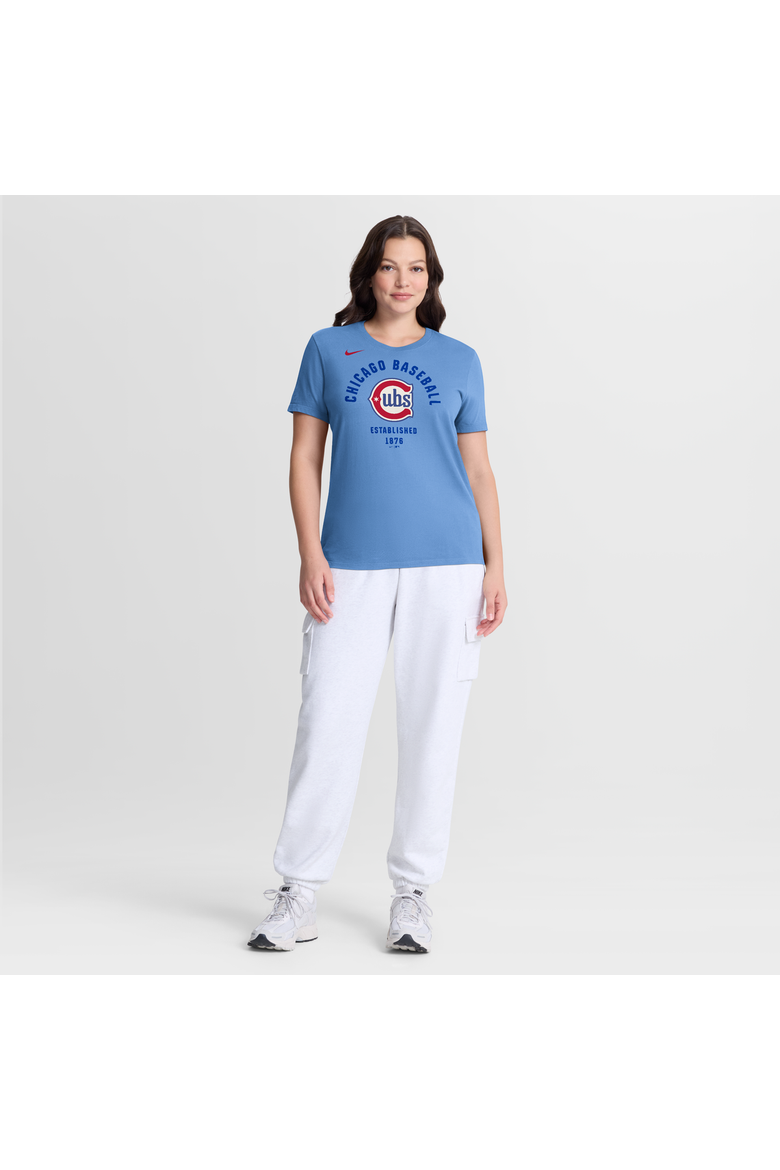 Women's Nike Light Blue Chicago Cubs Alternate T-Shirt, Alternate, color, Light Blue