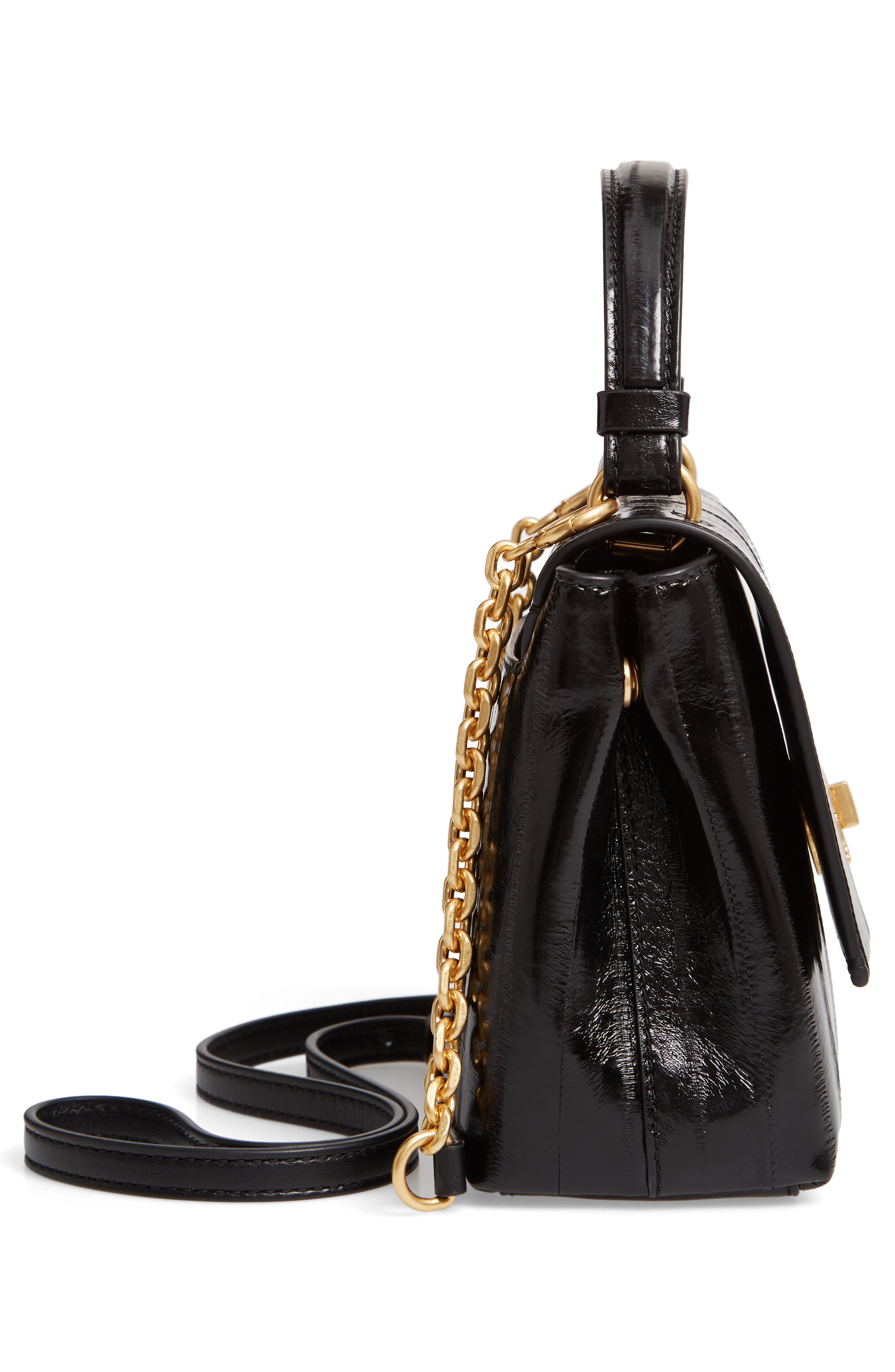 Tory Burch Kira Eelskin Satchel, Alternate, color, 