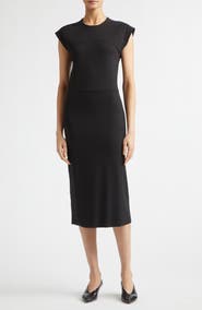 Jil Sander Back Slit Midi Dress