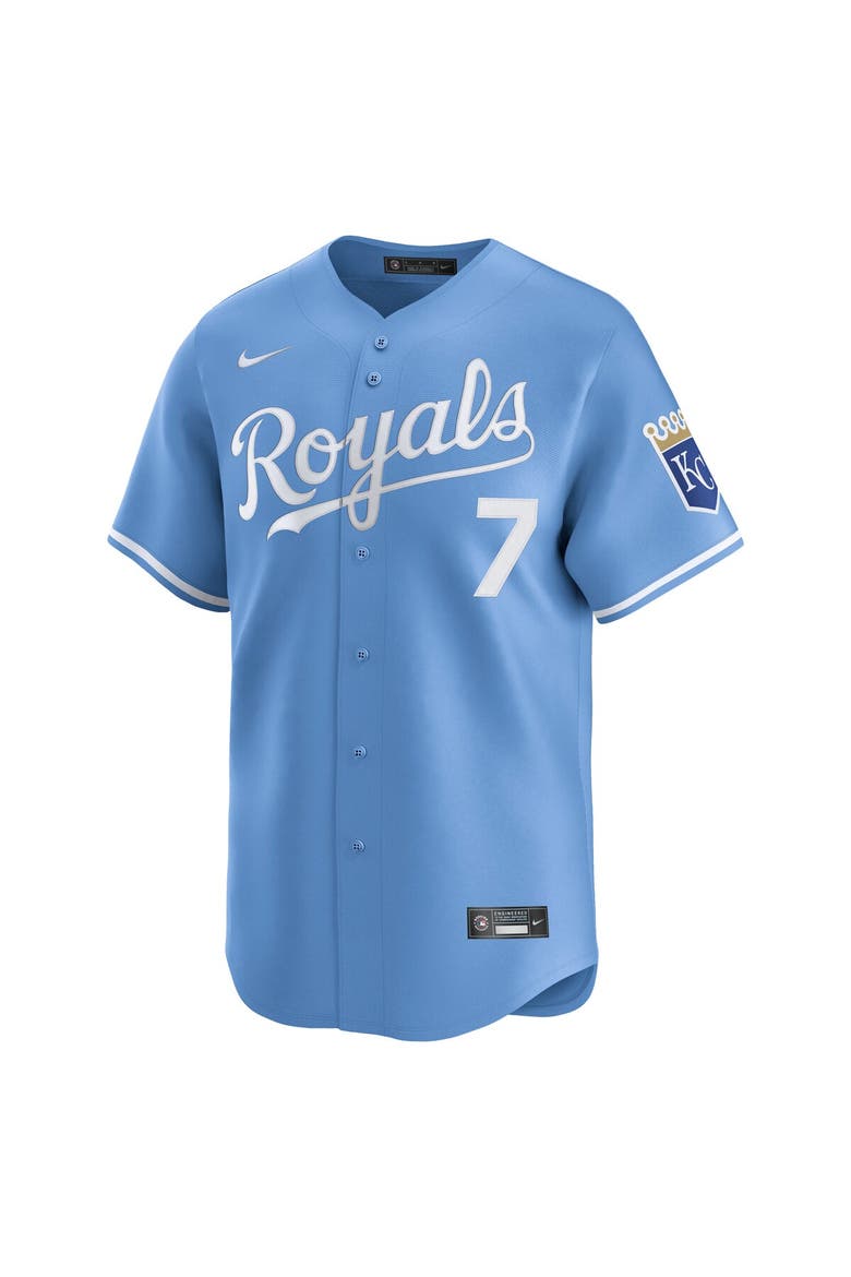 Men's Nike Bobby Witt Jr. Light Blue Kansas City Royals Alternate Limited Player Jersey, Alternate, color, Light Blue