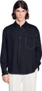 SANDRO Loose-fit shirt