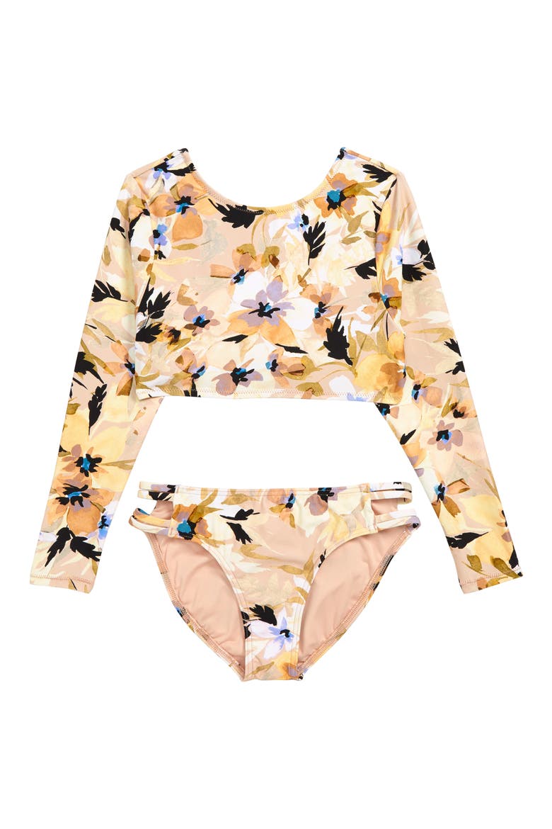 Leah Two-Piece Rashguard Swimsuit, Main, color, MULTI