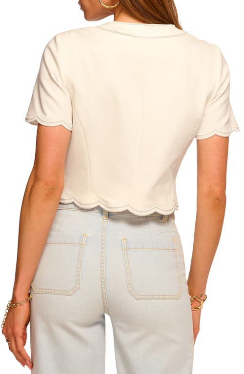RAMY BROOK RAMY BROOK SANDRA CROP WOVEN SHIRT 