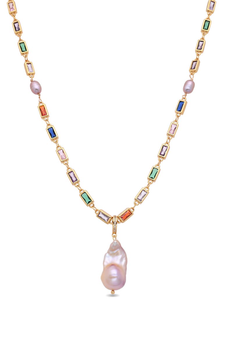Megan Pendant Necklace, Main, color, GOLD