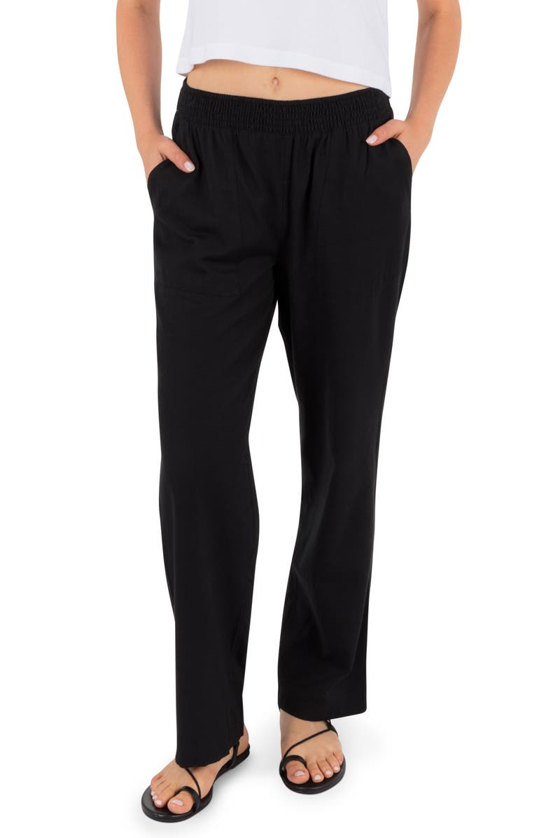 Hurley Beach Club Straight Leg Pants, Main, color, 