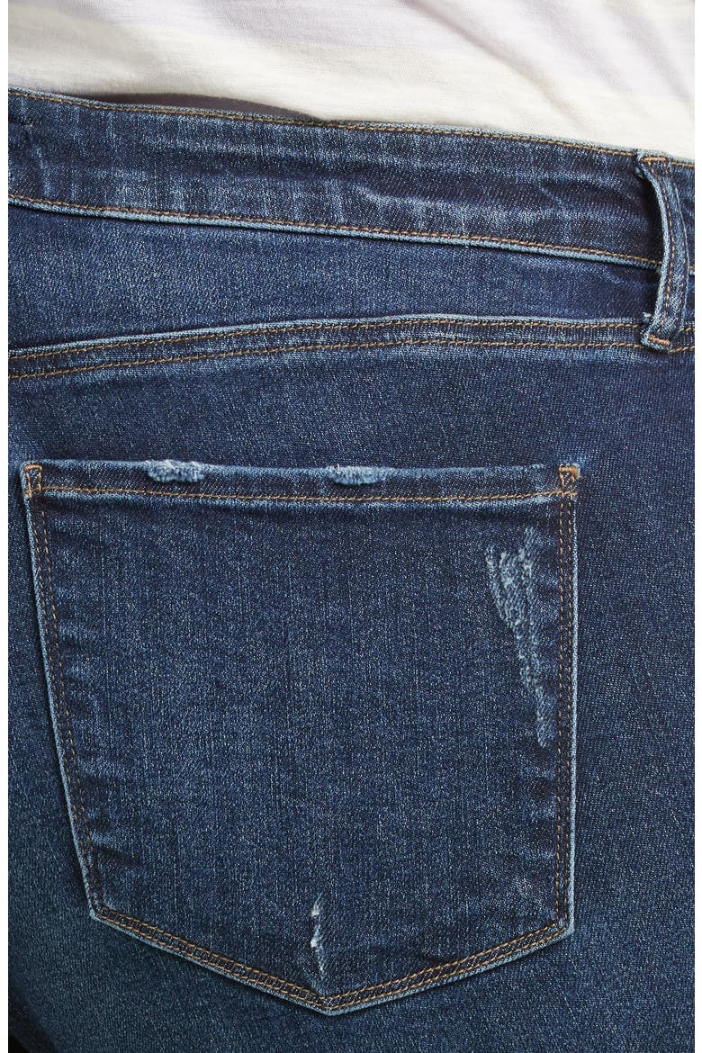 Reese Fab Ab High Waist Ankle Slim Straight Leg Jeans, Alternate, color, ENCHANTMENT W/D