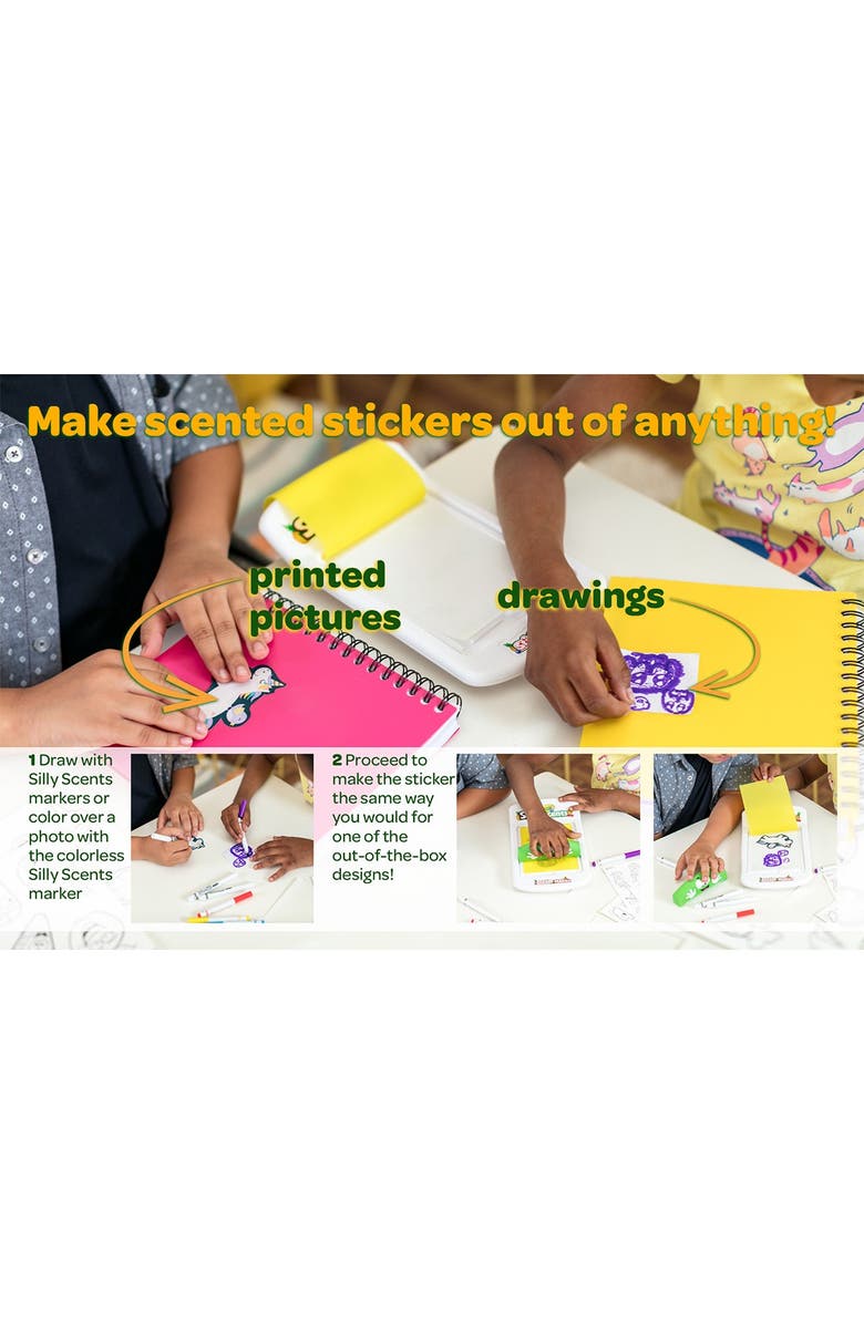 CRAYOLA Silly Scents Sticker Maker, Alternate, color,