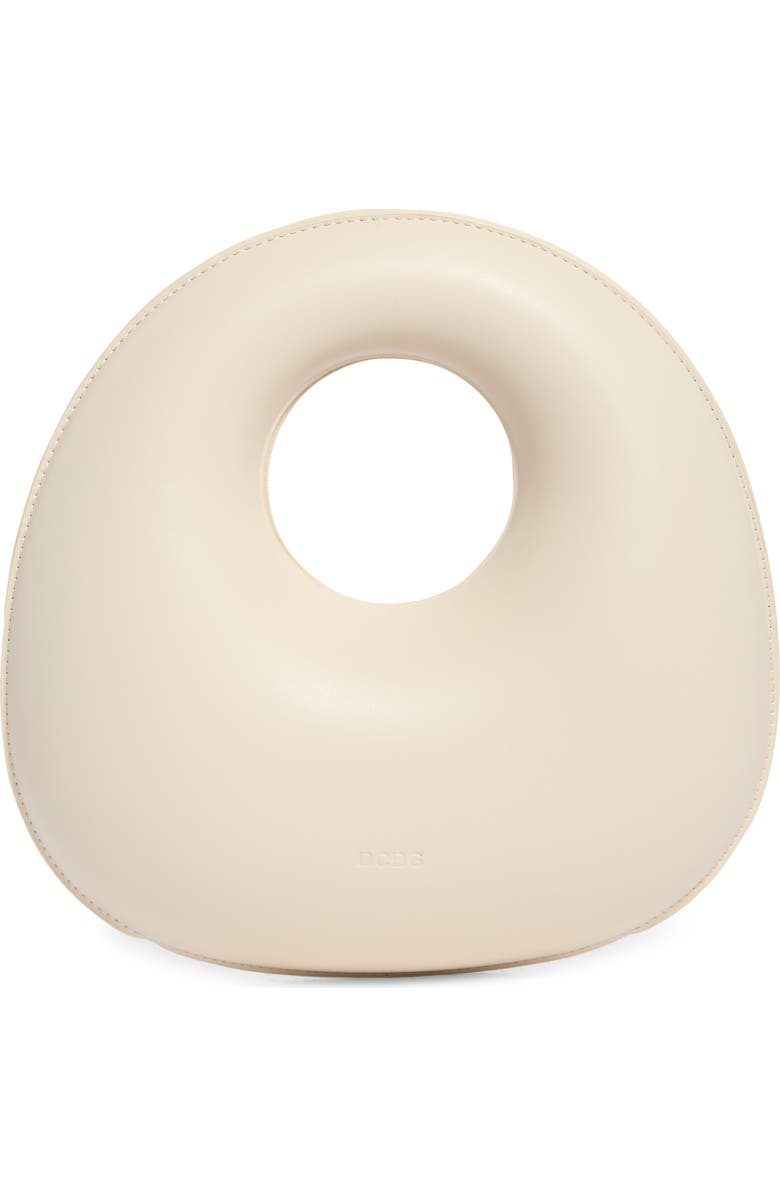 BCBG Circle Handle Molded Hobo Bag, Alternate, color, Cloud