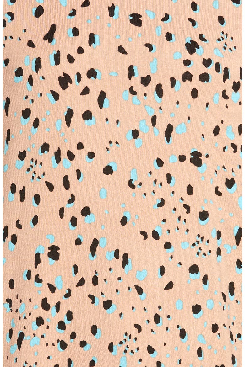 Play It Cool Short Pajamas, Alternate, color, STONE LEOPARD