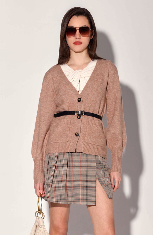 Walter Baker Aretha Cardigan In Brown