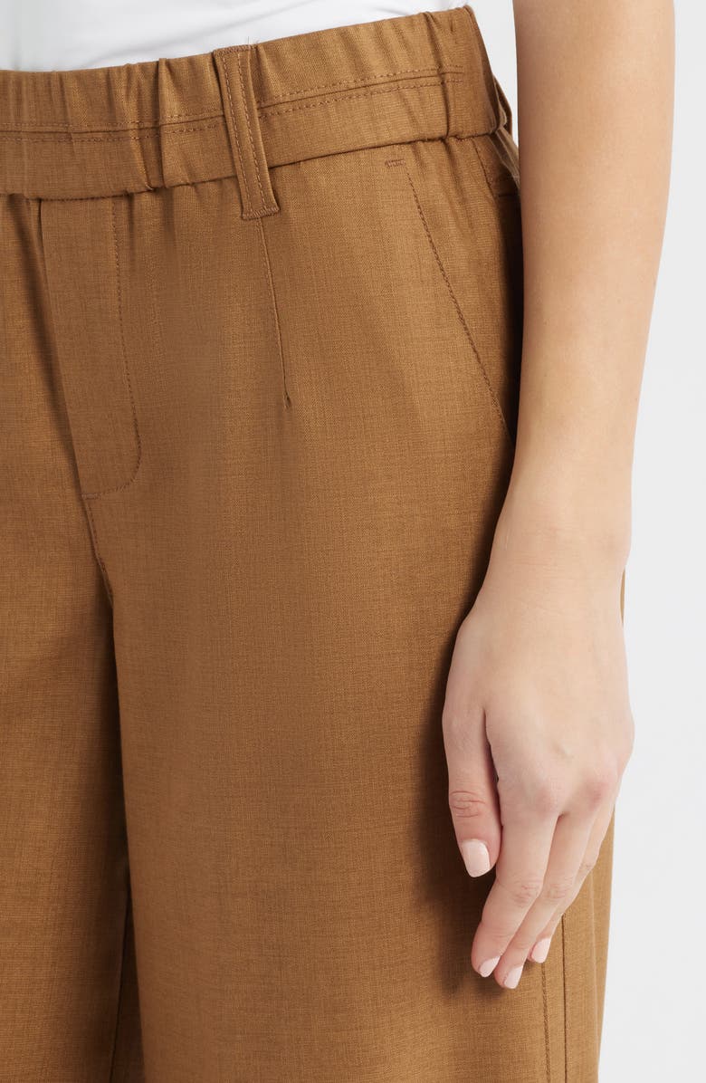 Wit & Wisdom Skyrise Side Seam Straight Leg Pants, Alternate, color, Butter Toffee