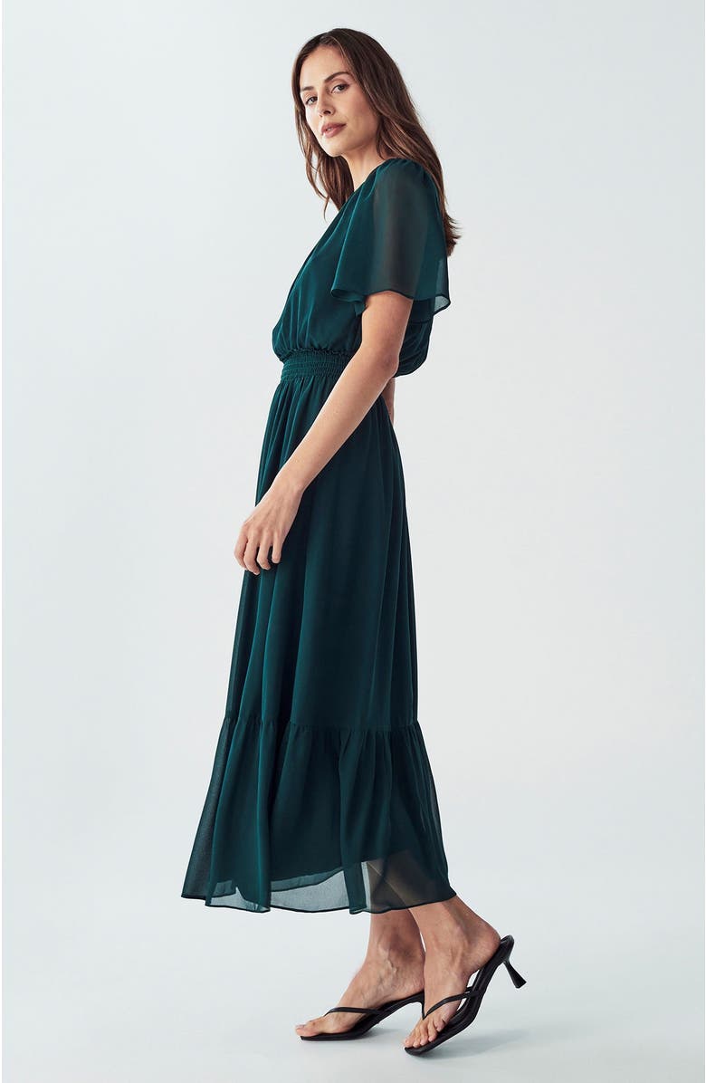 WILLA Casalla Midi Dress, Alternate, color, Emerald