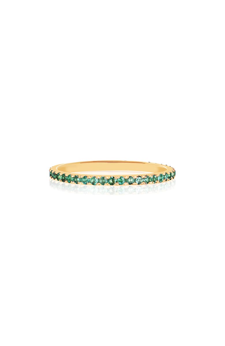 EF Collection Emerald Eternity Stack Ring, Main, color, 