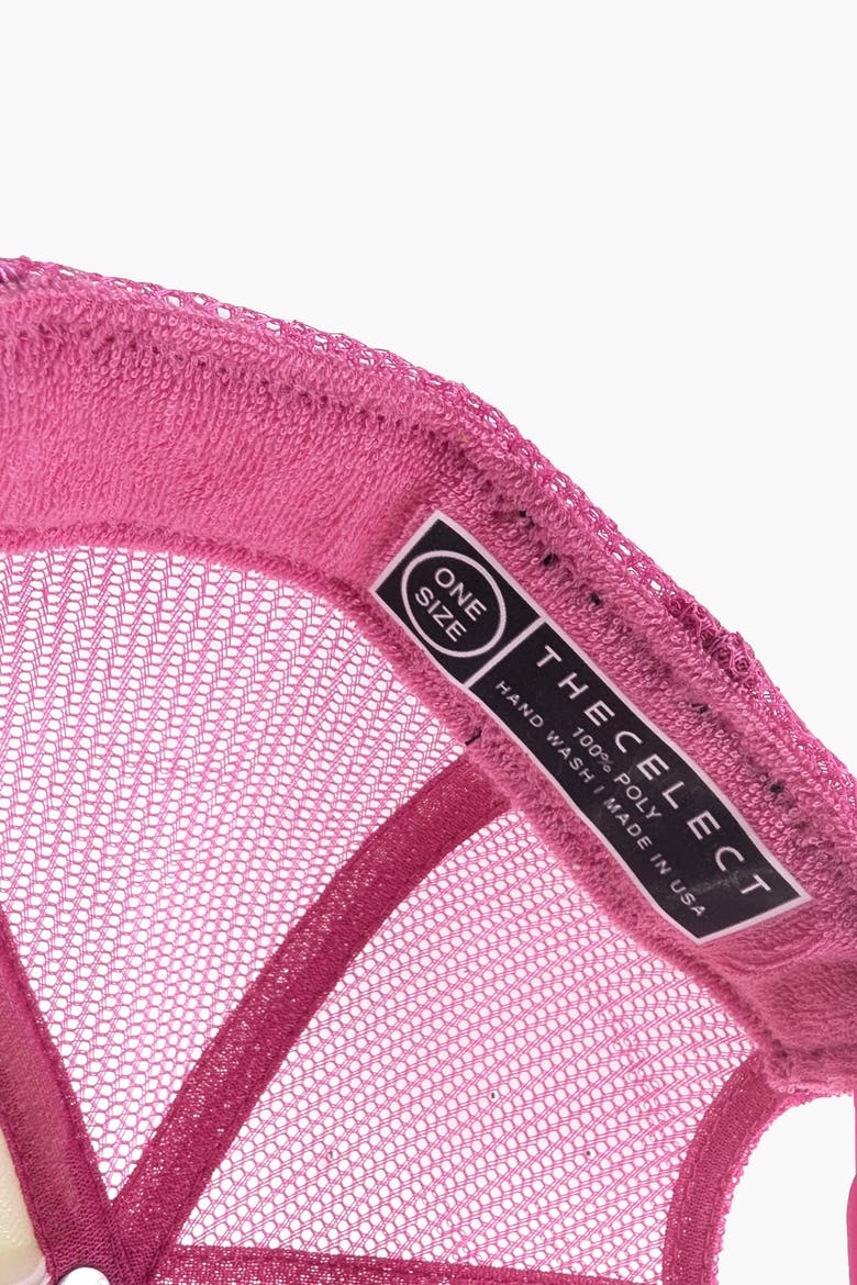Hold Fast Trucker Cap, Alternate, color, pink