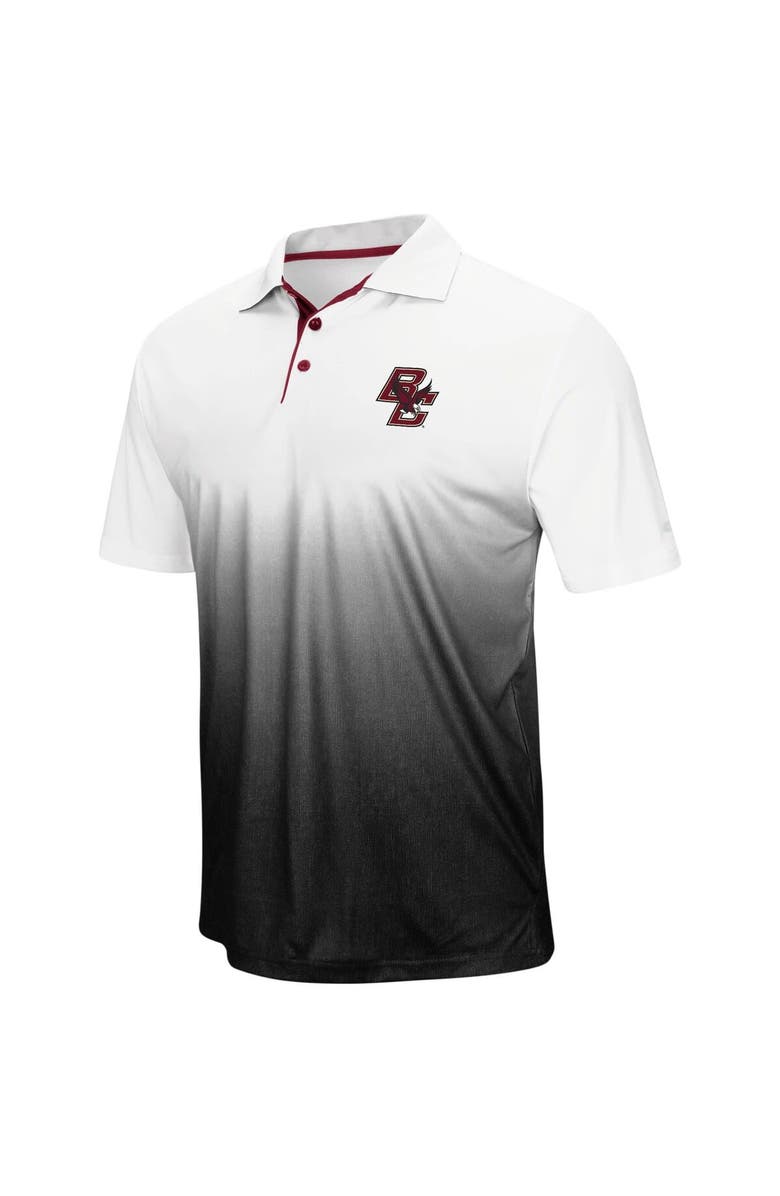 COLOSSEUM Men's Colosseum Gray Boston College Eagles Magic Team Logo Polo, Alternate, color,