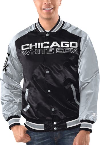 【STARTER】 White sox jacket sizeL VINTAGE RARE STARTER CHICAGO WHITE SOX FULL ZIPP WITH HOOD