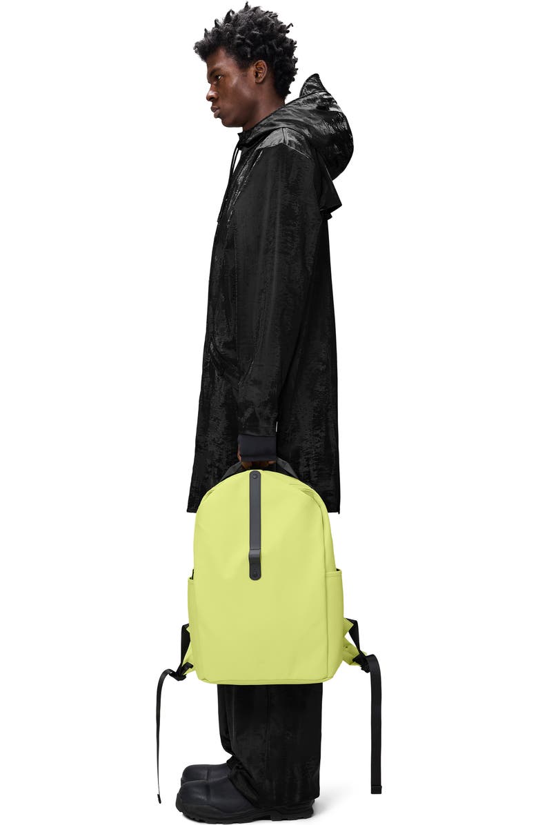 Rains Waterproof Clip Front Backpack, Alternate, color, Acid