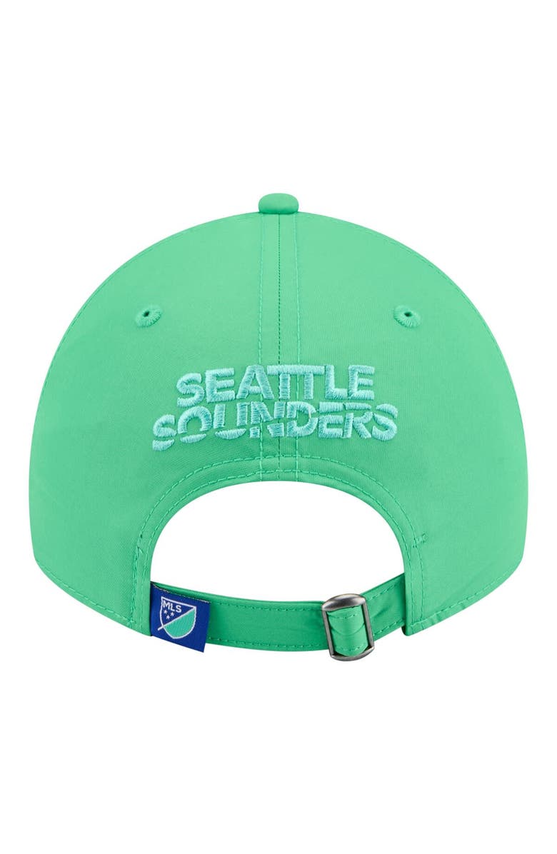 New Era Men's New Era Green Seattle Sounders FC 2026 Jersey Hook 9TWENTY Adjustable Hat, Alternate, color, Green