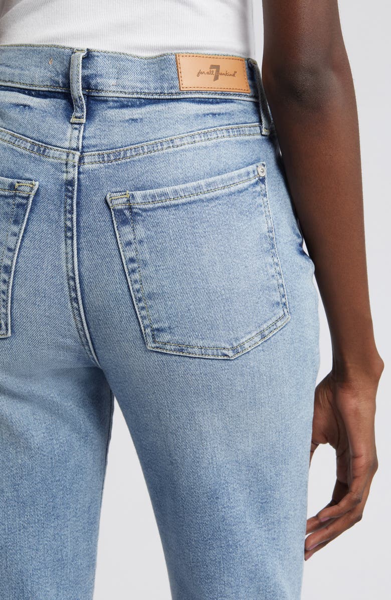 7 For All Mankind High Waist Slim Kick Flare Jeans, Alternate, color, Must