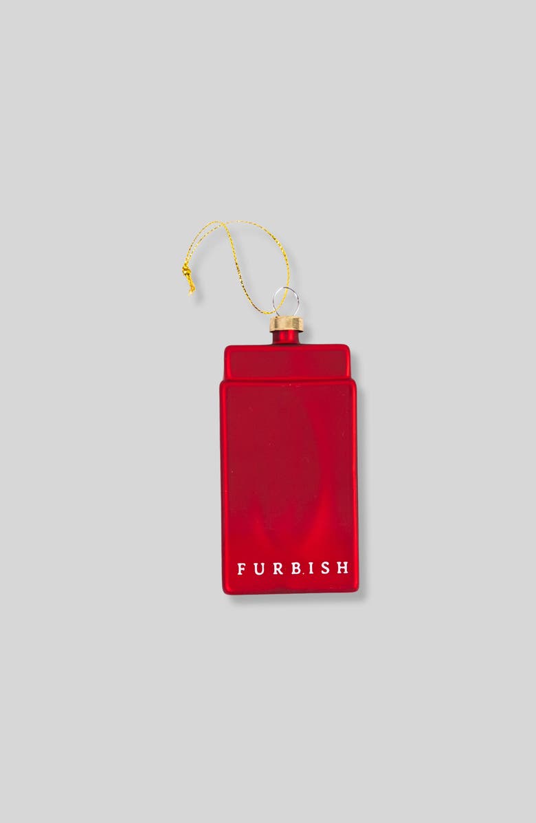 Furbish Matchbook Ornament - Santa's Workshop, Alternate, color, Red