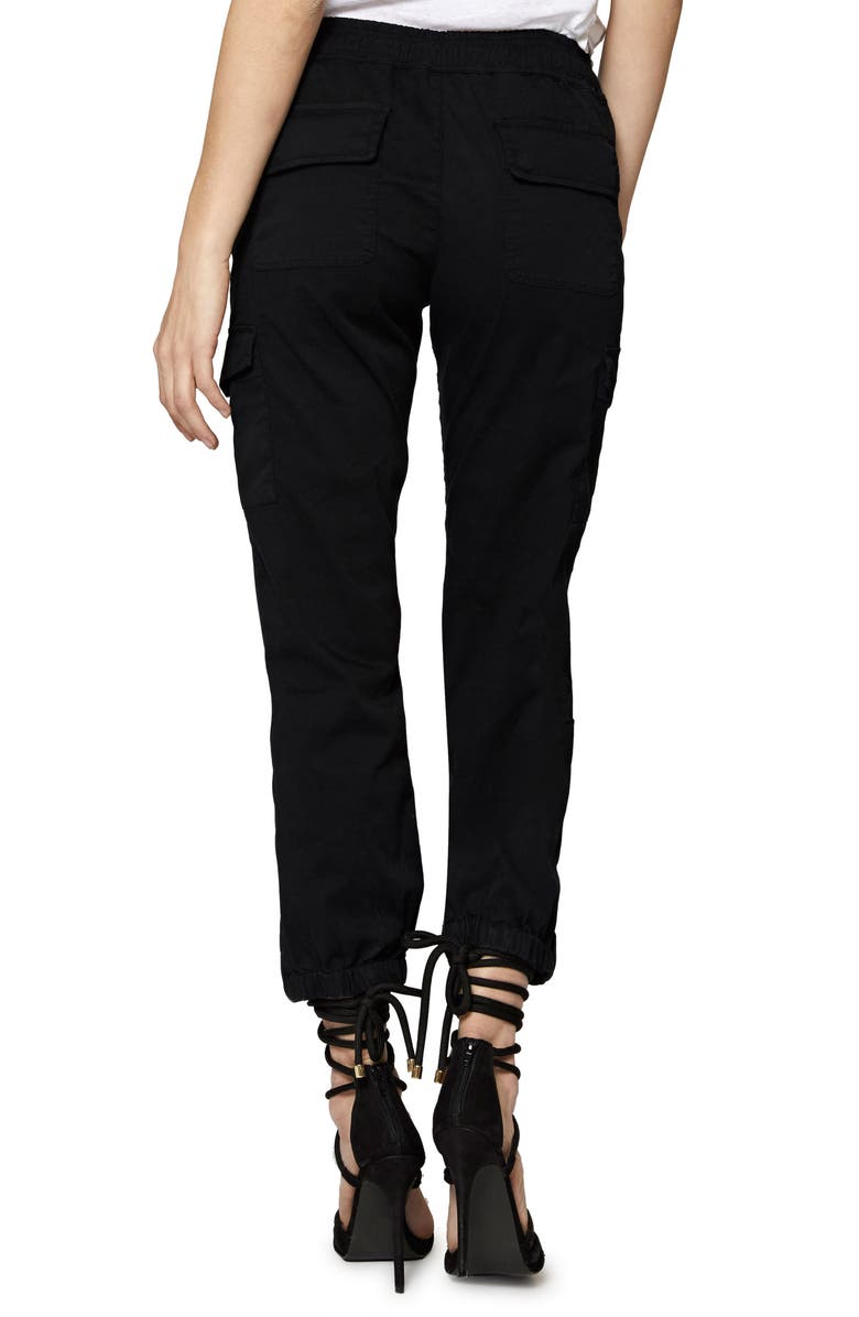 Sanctuary Drawstring Trooper Pants, Alternate, color, Black