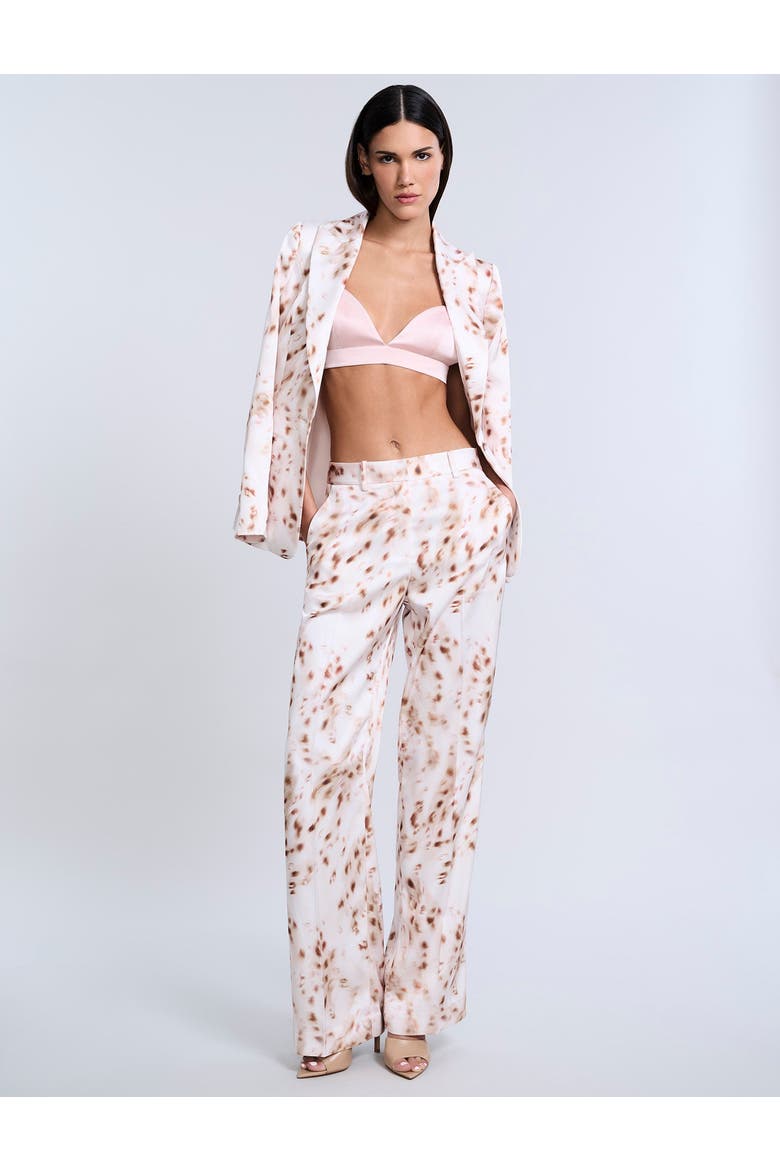 Animal Print Relaxed Pant, Alternate, color, Brown Sugar Animal Print