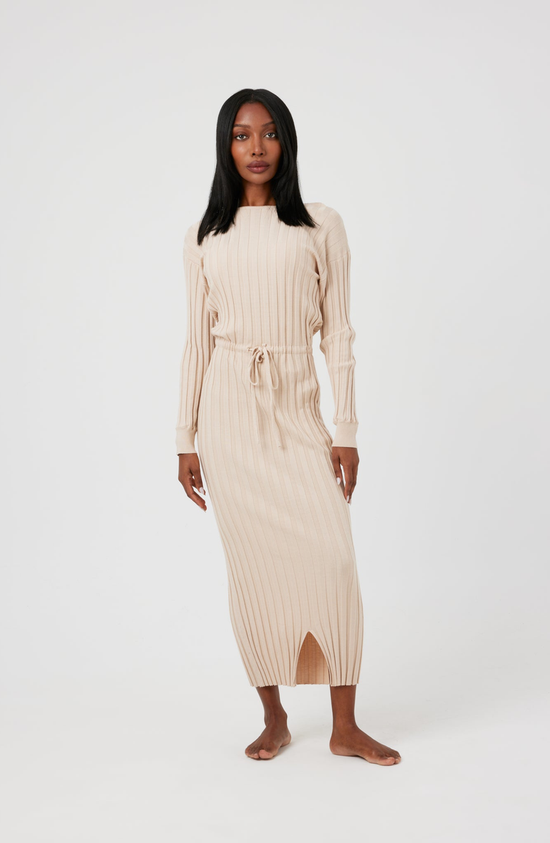 By Tess Collection Lina Dress, Alternate, color, Apricot