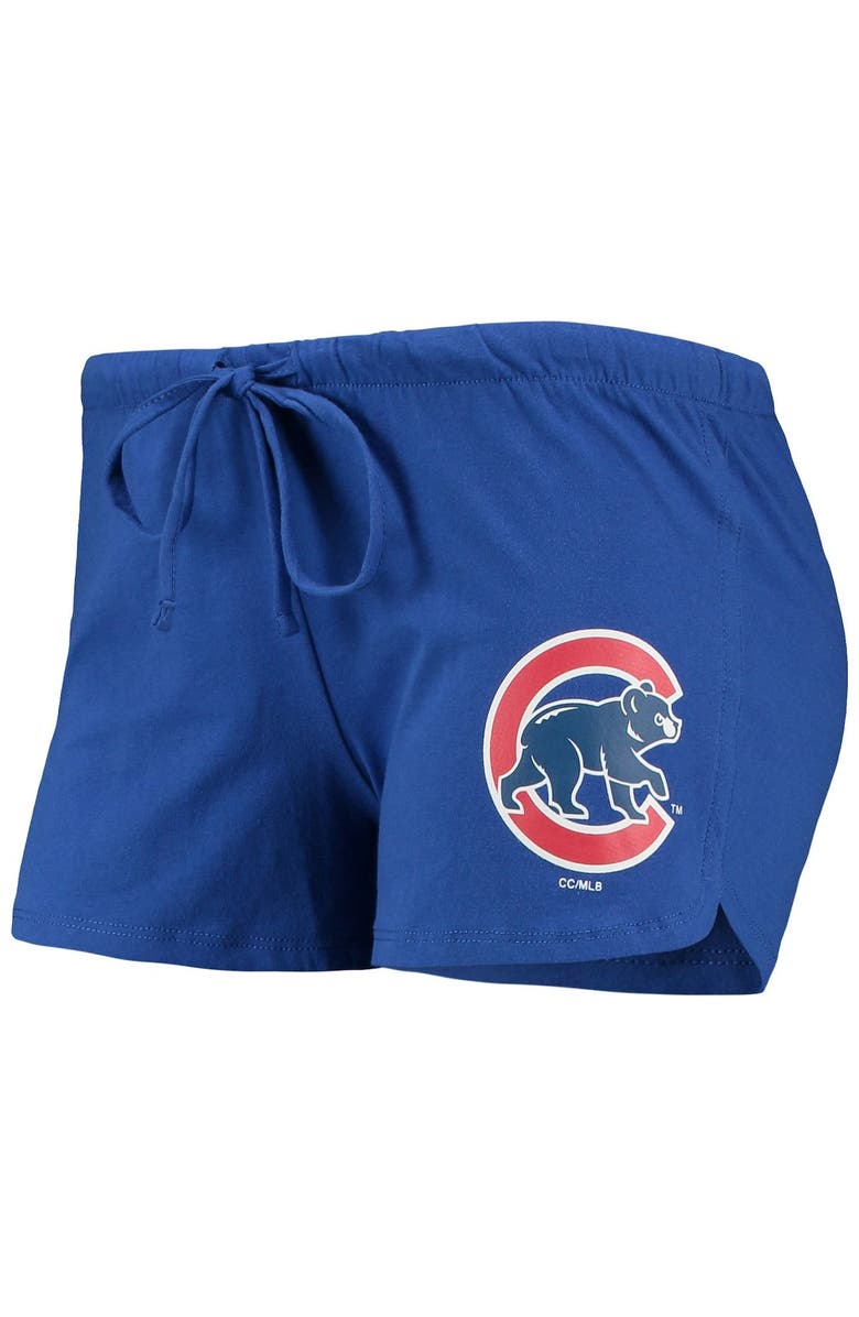 CONCEPTS SPORT Women's Concepts Sport Royal/White Chicago Cubs Vigor Racerback Tank Top & Shorts Sleep Set, Alternate, color, 