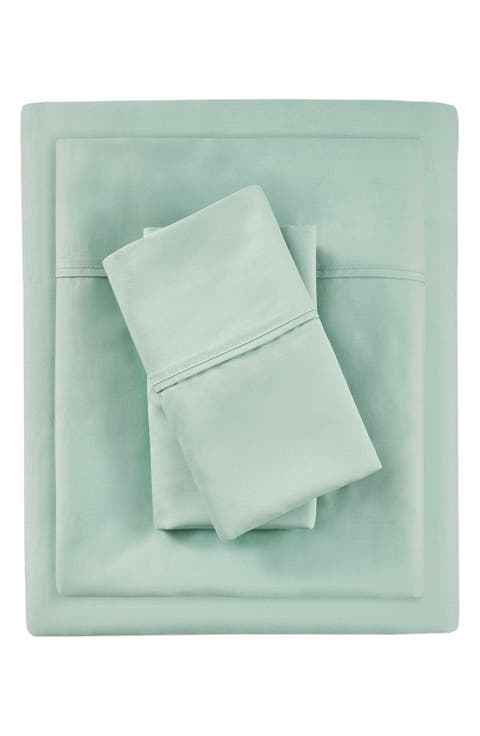 1000 Thread Count Temperature Regulating Antimicrobial 4 Piece Sheet Set