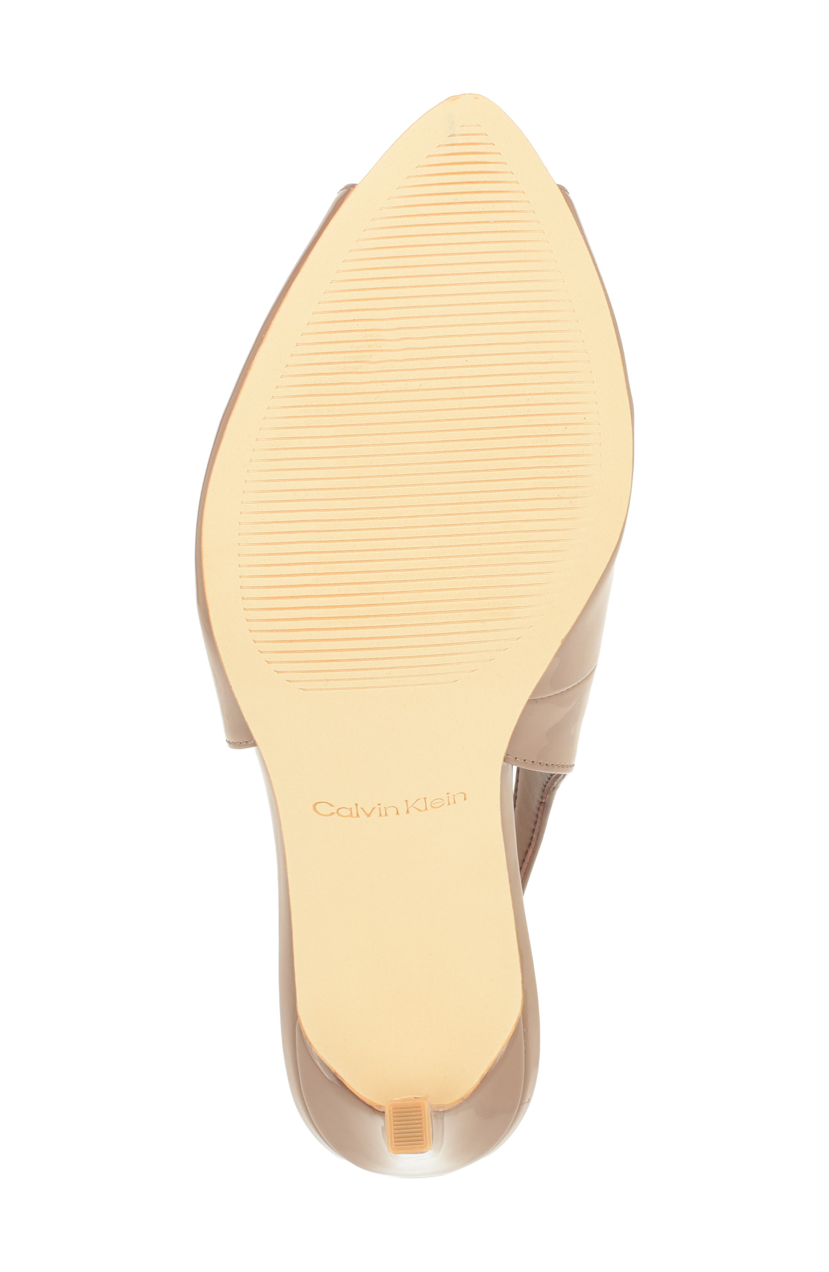 Dorris Faux Leather Peep Toe Pump, Alternate, color, LIGHT BROWN PATENT