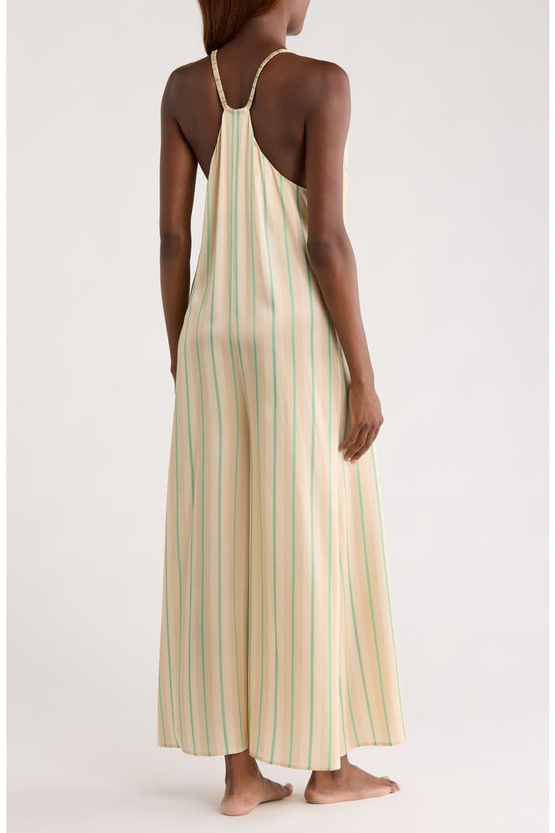 Sleeveless Wide Leg Silk Jumpsuit, Alternate, color, PAMPAS STRIPE