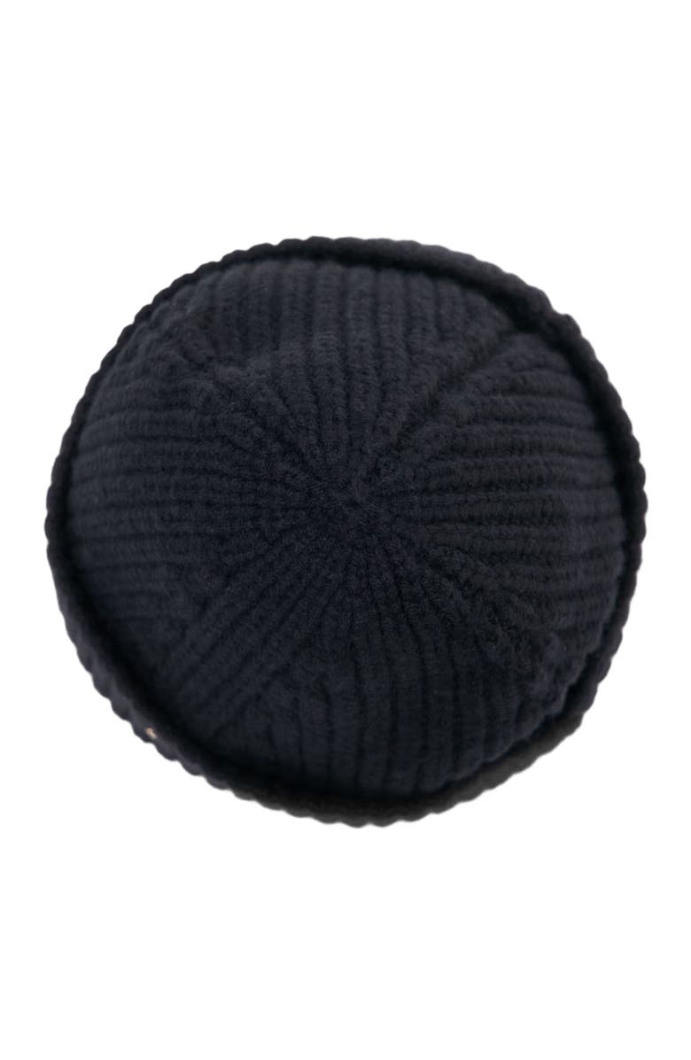 maje Wool and cashmere beanie, Alternate, color, Black