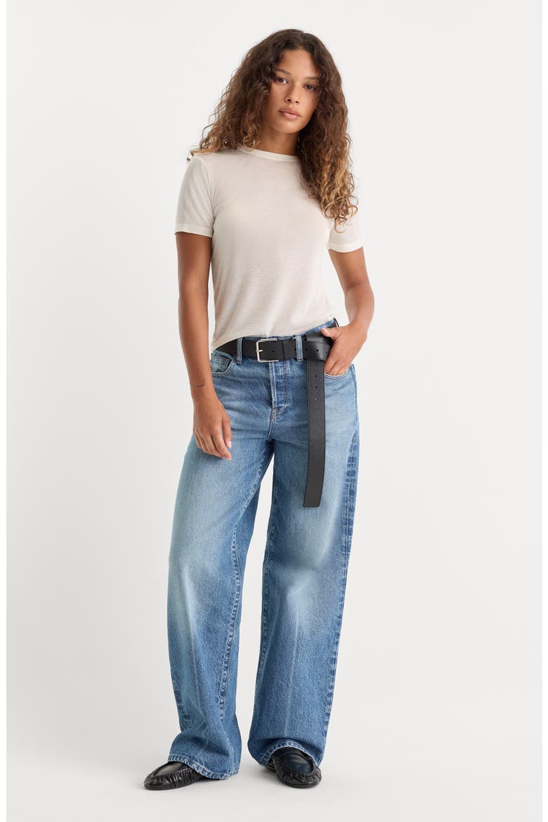 The Sheer Rib T-Shirt, Alternate, color, PEARL