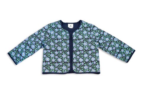Floral Print Quilted Jacket (Toddler, Little Kid, Big Kid)