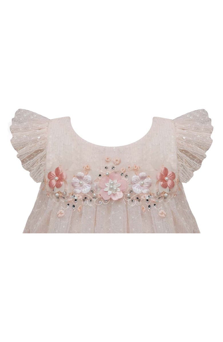 COUTURE PRINCESS Sequin Tulle Dress, Alternate, color, Blush